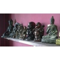 Budda - kolekcja figur - drewno,kamień,laka.