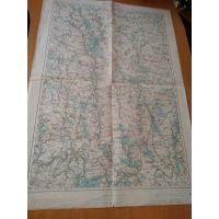 Husiatyn Kamieniec Podolski Kresy - stara mapa - 1915 r.