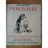 Im Konzert - Oscar Bie / litografie Eugen Spiro 1919 r