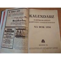 Kalendarz IKC Ilustrowany Kurier Codzienny 1934 r.