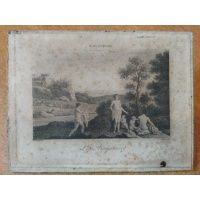 Kąpiący się / Les Baigneuses - / Poelenburg -  staloryt - Edme Bovinet ok. 1800 r.
