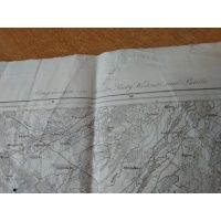 Mapa Huculszczyzna Kuty Wyżnica Kosów Czeremosz 1850 r.