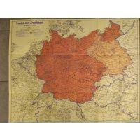 Niemcy mapa Ravenstein 1940 r.