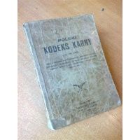 Polski Kodeks Karny 11 VII 1932 rok.
