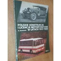 Polskie konstrukcje i licencje motoryzacyjne w latach 1922-1980 - A. Rummel