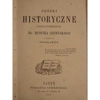 Próbki historyczne - Henryk Rzewuski 1868 r.
