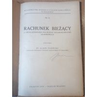 Rachunek bieżący z uwzględnieniem polskiego ustawodawstwa skarbowego - Żabiński 1929 r.