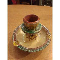 Świecznik huculski ceramika huculszczyzna