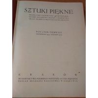 Sztuki Piękne - rocznik pierwszy - 1924 - 1925 r.