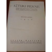 Sztuki Piękne - rocznik szósty - 1930 r.