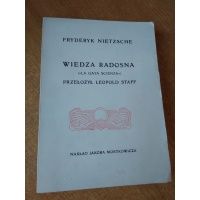 Wiedza radosna - Nietzsche 1910 r. / reprint /m.